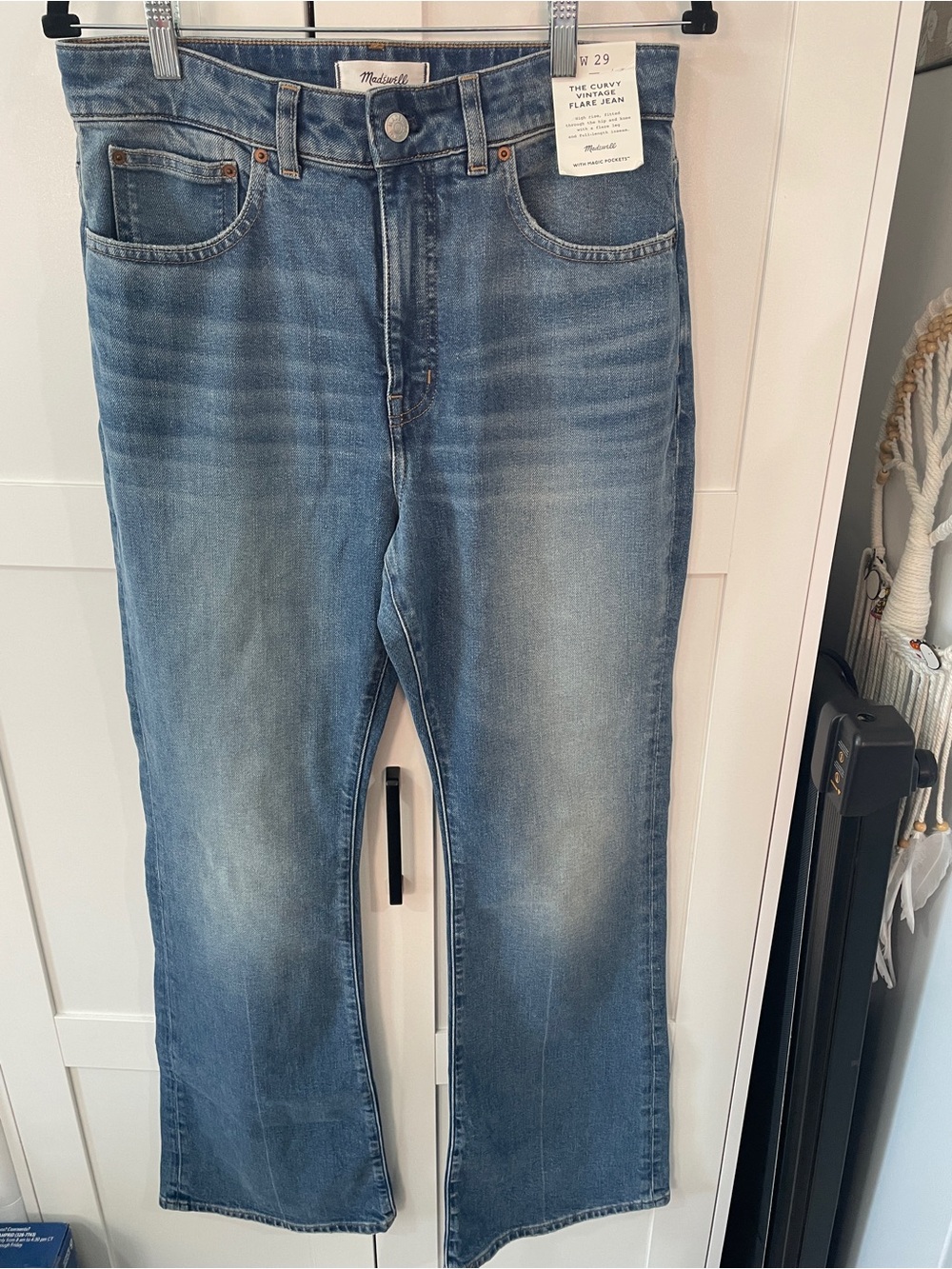 NWT Madewell Women’s Curvy High-Rise Flare Jeans Sz 29x31